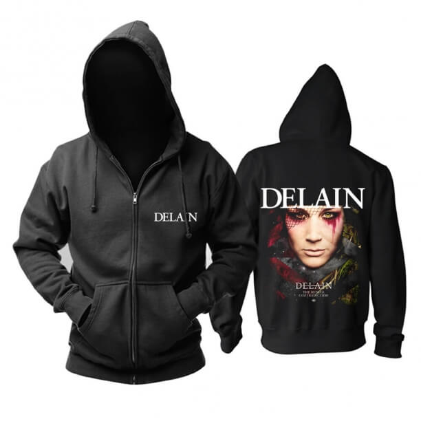 Kalite Delain İnsan Çelişki Hoody Metal Müzik Hoodie