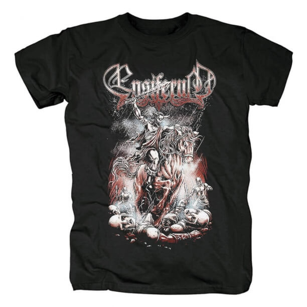 Qualidade Ensiferum Tees T-Shirt Do Punk Do Metal De Finlândia Hard Rock