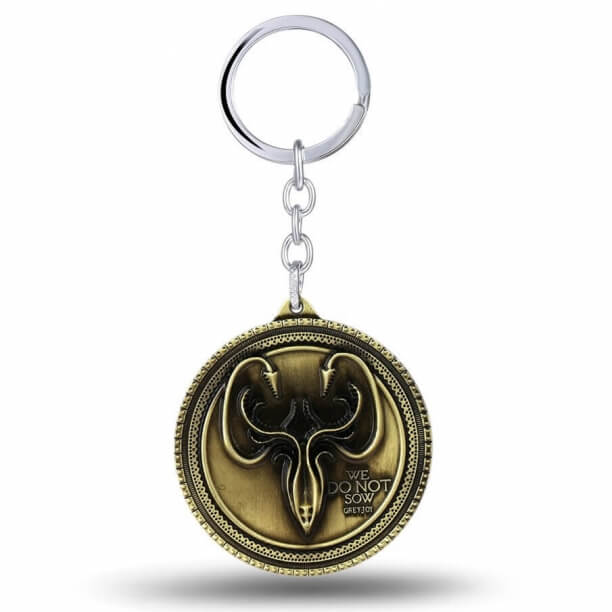 Porte-clés Greyjoy de House Game of Thrones de qualité