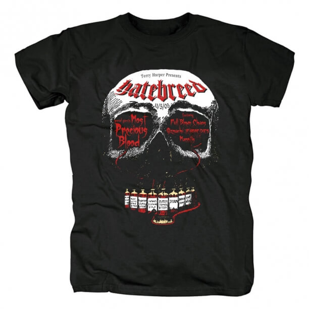 Kvalitet Hatebreed Band tees Us Punk Rock T-shirt