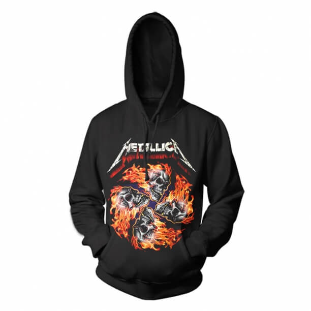 Kvalitetsmetallica-hættetrøje USA Metal Rock Sweatshirts