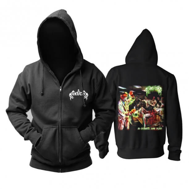 Kvalitní Mortician Hoodie nás Hard Rock Metal Music Mikiny