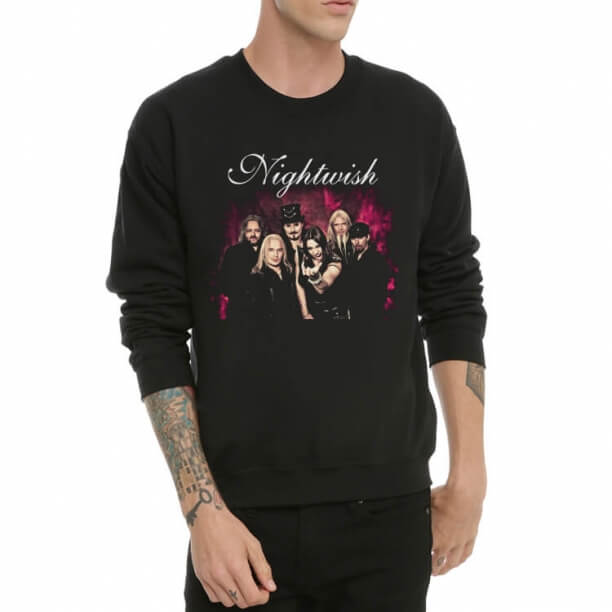 Sweat-shirt col ras du cou de qualité Nightwish pour les jeunes