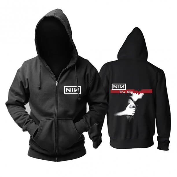 Kvalitet Nine Inch Nails The Slip Hooded Sweatshirts Rock Band Hoodie