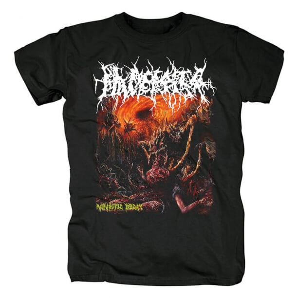 Quality Placenta Powerfist Parasitic Decay Tee Shirts Metal T-Shirt