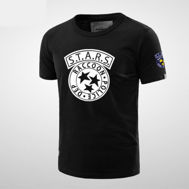 Quality Resident Evil Stars Black T-shirt for Men