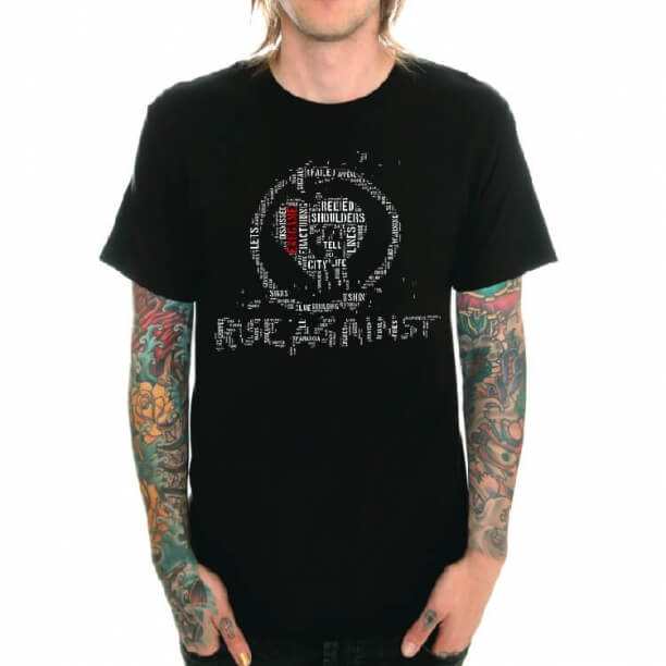 Ascensão da qualidade contra o rock band camiseta