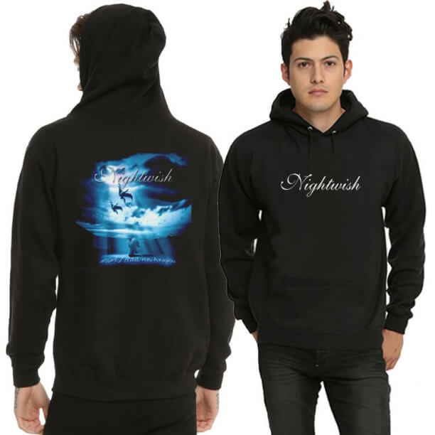 Calitate Rock Band Bandă Nightwish Hooded pentru bărbați