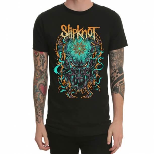 Kvalitet Slipknot Heavy Metal Rock Print T-shirt