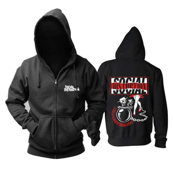 Quality Social Distortion Hoodie California Metal Punk Rock Band Sweatshirts