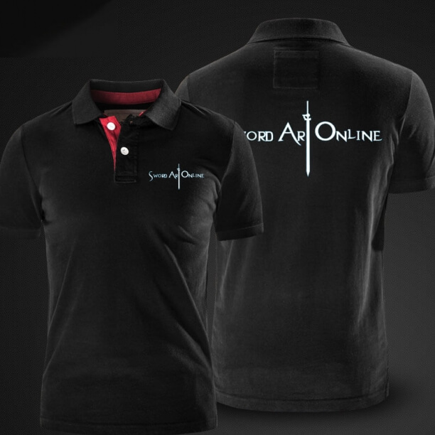 Espada de qualidade arte on-line polo homens red xxl camisa polo