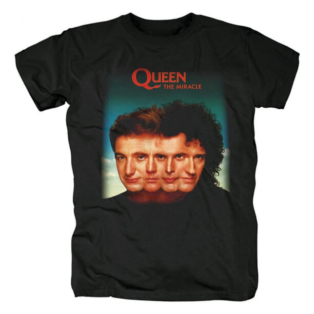 Rainha T-Shirt Uk Metal Banda de Rock Camisas