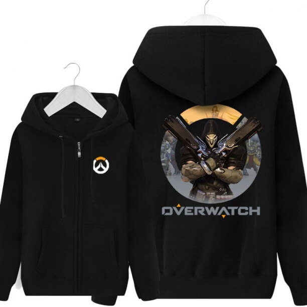 Reaper Overwatch Merch Mens negru hoodies