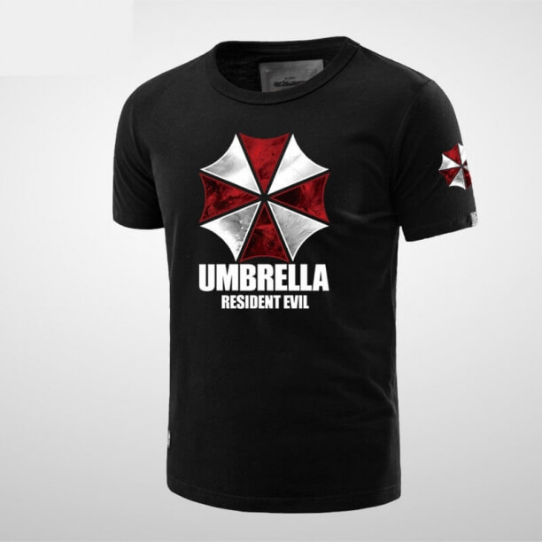 Resident Evil Umbrella Corporation Logo Tshirt for Men