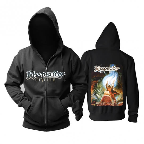 Rhapsody Hooded Sweatshirts Italy Metal Rock Hoodie