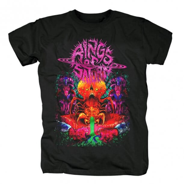 T-Shirt in metallo di Rings Of Saturn Botis Tees