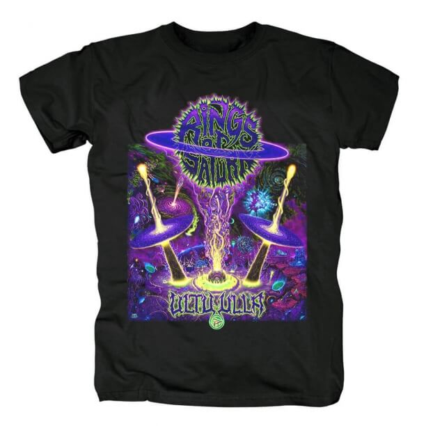 Rings Of Saturn Utlu Ulla (Center) T-Shirt Metal Graphic Tees