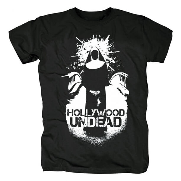 Felsen-Grafik Hollywood-untote Nonnen Crunk so frisches T-Shirt