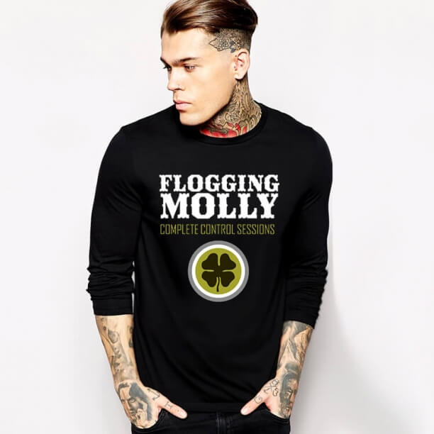 Rock Music Team Flogging Molly Tshirt Long Sleeve 
