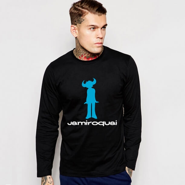 Rockmusik Team Jamiroquai Langarmshirt für Jugendliche