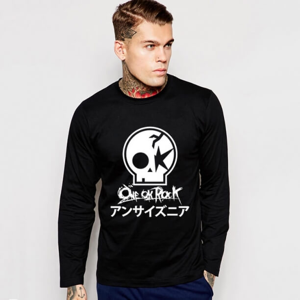 Rock Music Team One Ok Rock Long Sleeve Tshirt