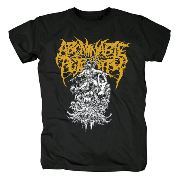 Rusland Abominable Putridity T-Shirt Metal Grafiske T-shirts