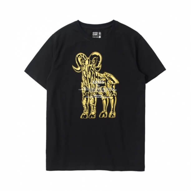 Maglietta stampata Saint Seiya Aries Tshirt Bronzing