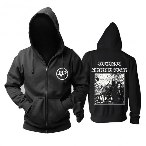 Şeytan Savaş Ustası Kapüşonlu Sweatshirt Finlandiya Metal Müzik Hoodie