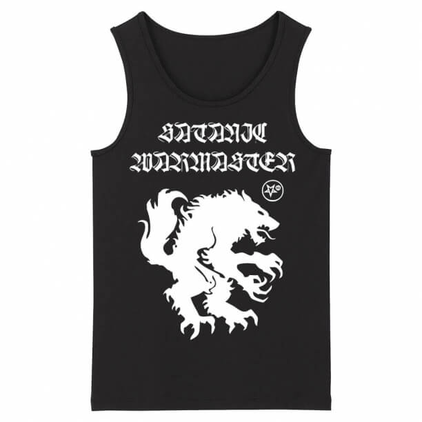 Satanic Warmaster Sleeveless Tee Shirts Finland Hard Rock Tank Tops