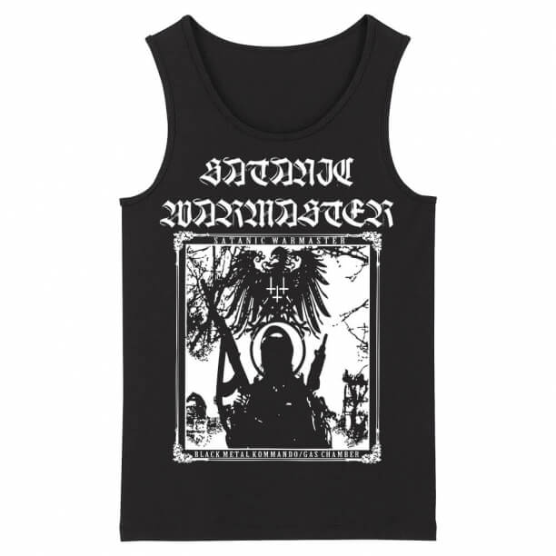 Satanic Warmaster Sleeveless Tees Finland Hard Rock Tank Tops