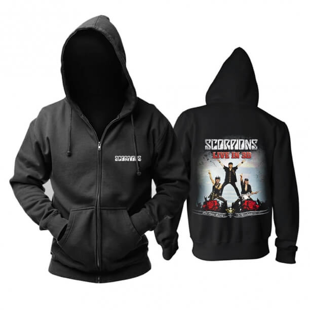 Felpa con cappuccio Scorpions Hoodie Germany Metal Rock Band Hoodie