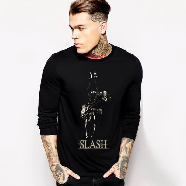 Slash Guns N' Roses Long Sleeve Tee Shirt