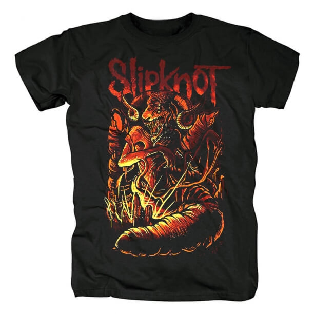 T-shirt do Slipknot nós camisas da faixa de metal