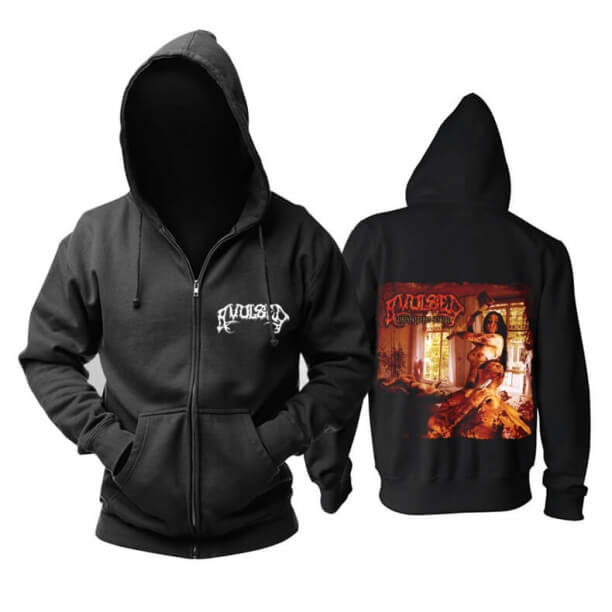 Espanha Avulsed Reanimations Hoodie Metal Música Sweat Shirt