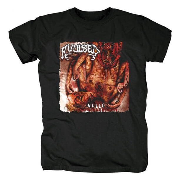 T-Shirt Nullo Avulsed Tees grafica metallica in Spagna