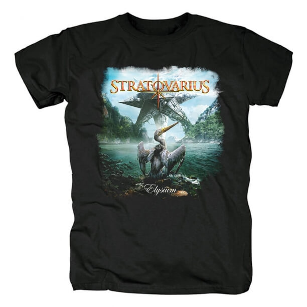 Stratovarius Band Tee Shirts Finlandia Metal Rock Camiseta