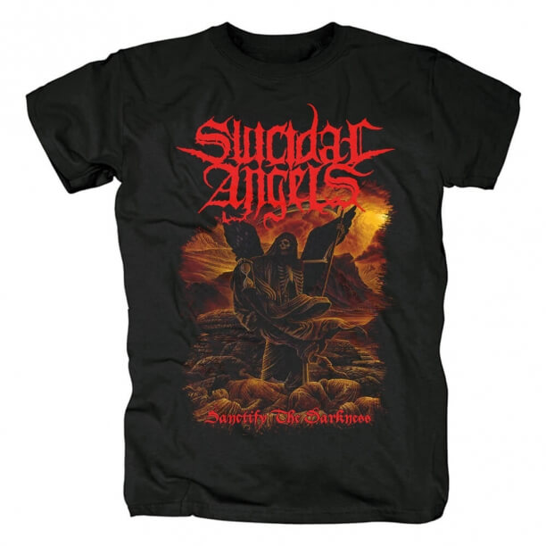 Selbstmord-Engel T Shirts Griechenland-Metallt-shirt