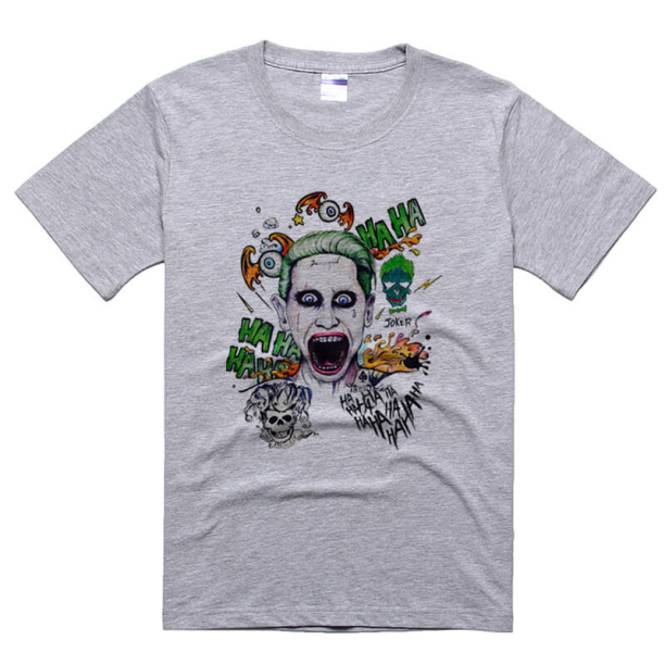 Officially Licensed Suicide Squad Joker Men's T-Shirt - Sizes Up To 5XL (Black)