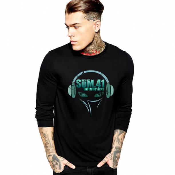 Sum 41 Long Sleeve T-Shirt Rock Music Team Tee