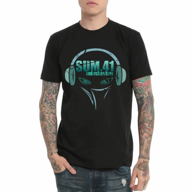 Sum 41 T-shirt imprimé Rock métallique