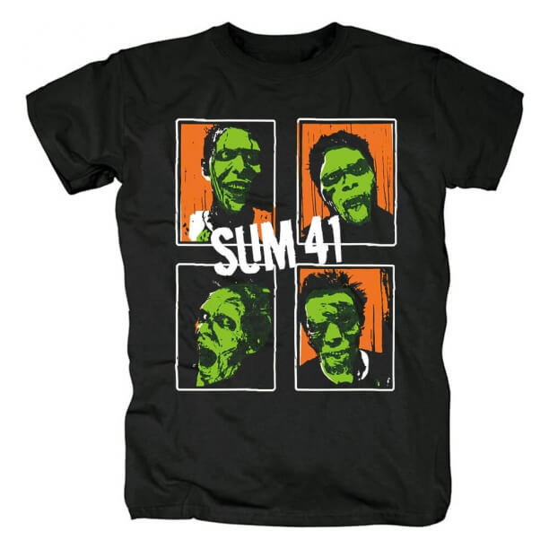 Sum 41 Tee Shirts Tee shirt Canada Punk Rock Band Métal