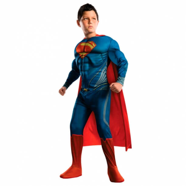 Superman traje cosplay crianças halloween trajes crianças roupas de super-heróis