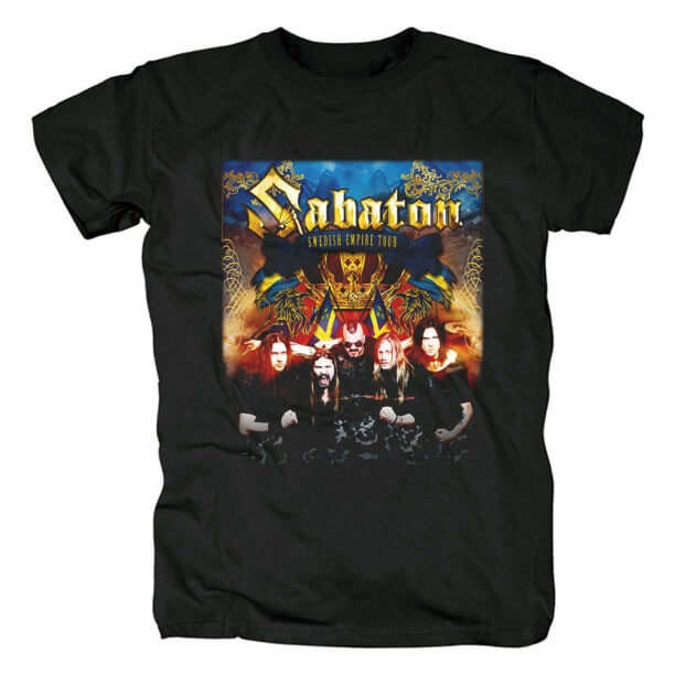 Koszulka szwedzka Black Metal Graphic Tees Sabaton