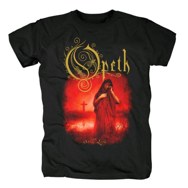 スウェーデンOpeth Still Life Tシャツメタルシャツ