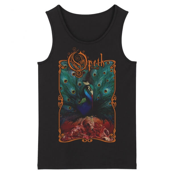 İsveç Opeth Tank Hard Rock Kolsuz Grafik Tees Tops