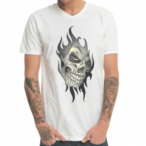 Tattoo Devil Rock White T-Shirt