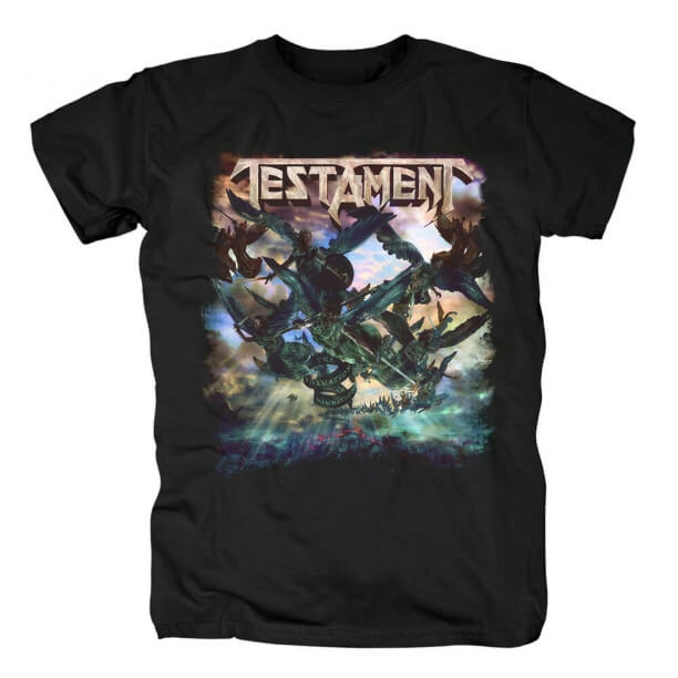 Testament Formace zatraceného trička Metal Rock Band Graphical Tees