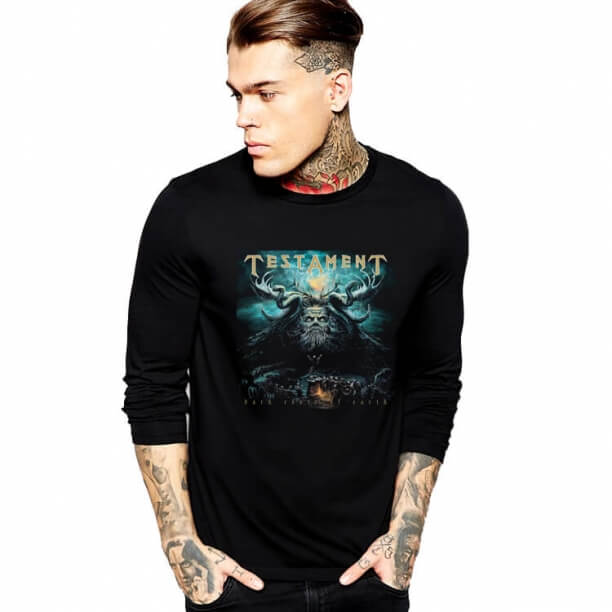 Testament Long Sleeve T-Shirt Rock Team tee