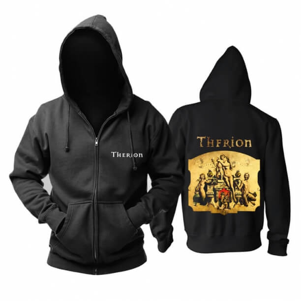 Felpa con cappuccio Therion Sirius B con cappuccio Svezia Metal Music Band Hoodie