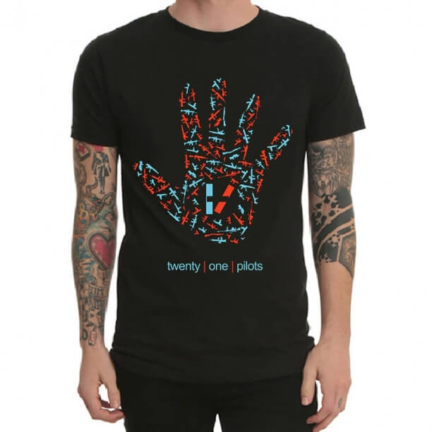 Twenty One Pilots Band Rock Tee Black Metal Tshirt